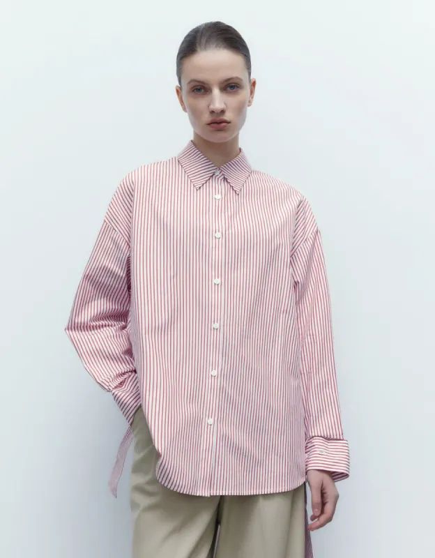 Oversized Striped Shirt sold by Urban Revivo