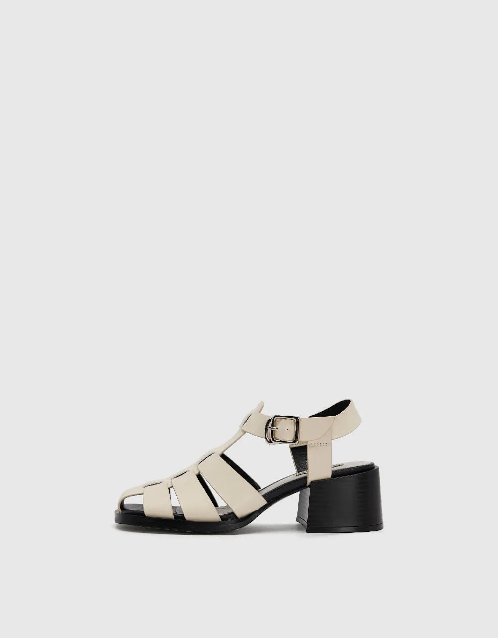Vegan Leather Square Toe Sandals sold by Urban Revivo product image thumbnail 2