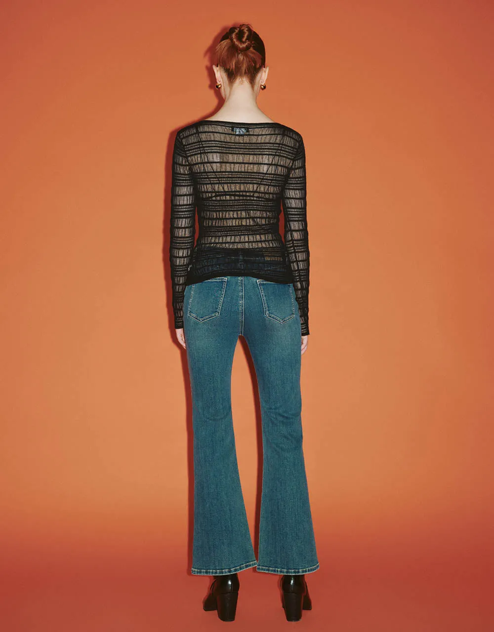 Crew Neck Skinny Knitted T-Shirt sold by Urban Revivo product image thumbnail 5