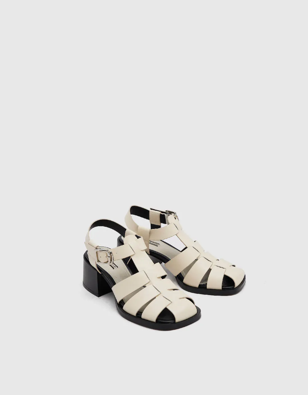 Vegan Leather Square Toe Sandals sold by Urban Revivo