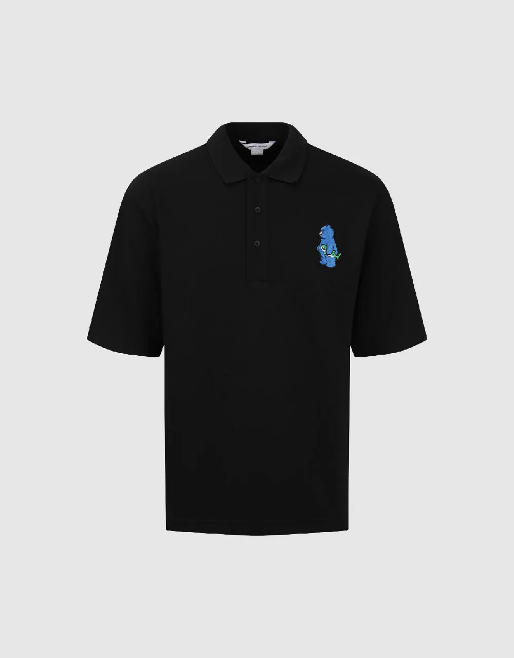Embossed Loose Polo Shirt sold by Urban Revivo product image thumbnail 2