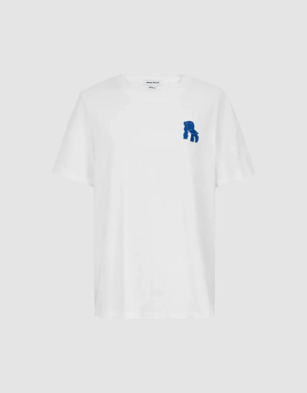 Crew Neck Straight T-Shirt sold by Urban Revivo product image thumbnail 2