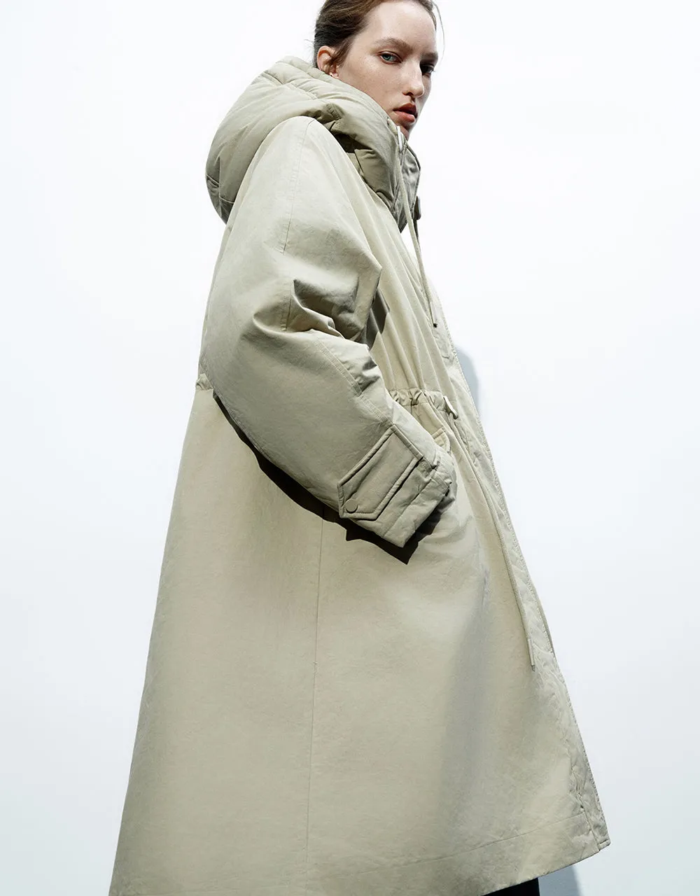 A-Line Parka Jacket sold by Urban Revivo product image thumbnail 3