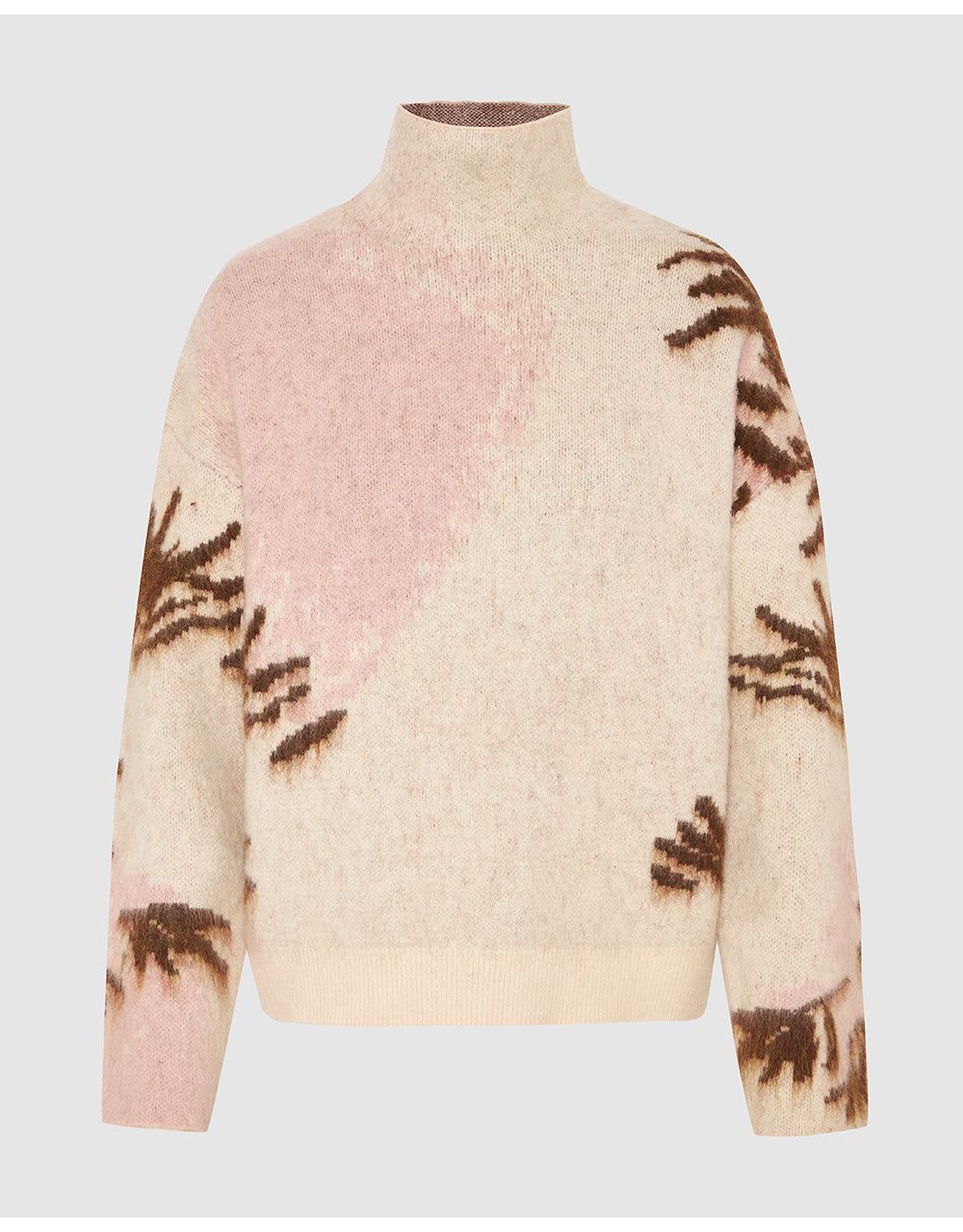 Stand Collar Loose Sweater sold by Urban Revivo product image thumbnail 2