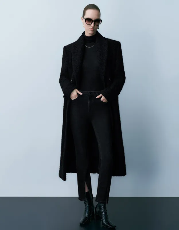 Double Breasted Skater Woolen Coat sold by Urban Revivo