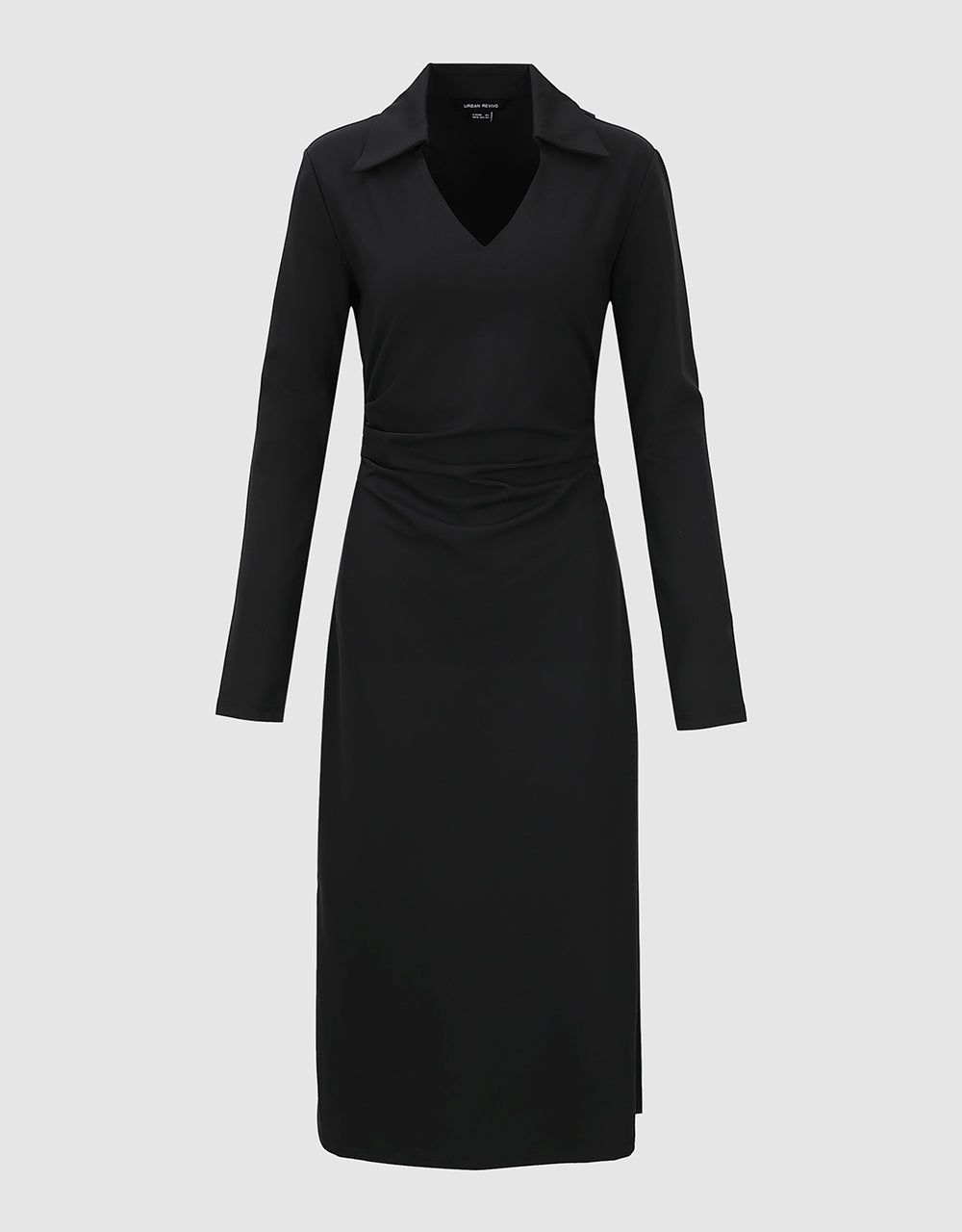 Knitted V-Neck A-Line Dress sold by Urban Revivo product image thumbnail 2