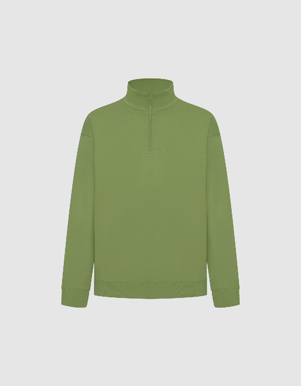 Standard Collar Half Zip Sweatshirt sold by Urban Revivo product image thumbnail 2