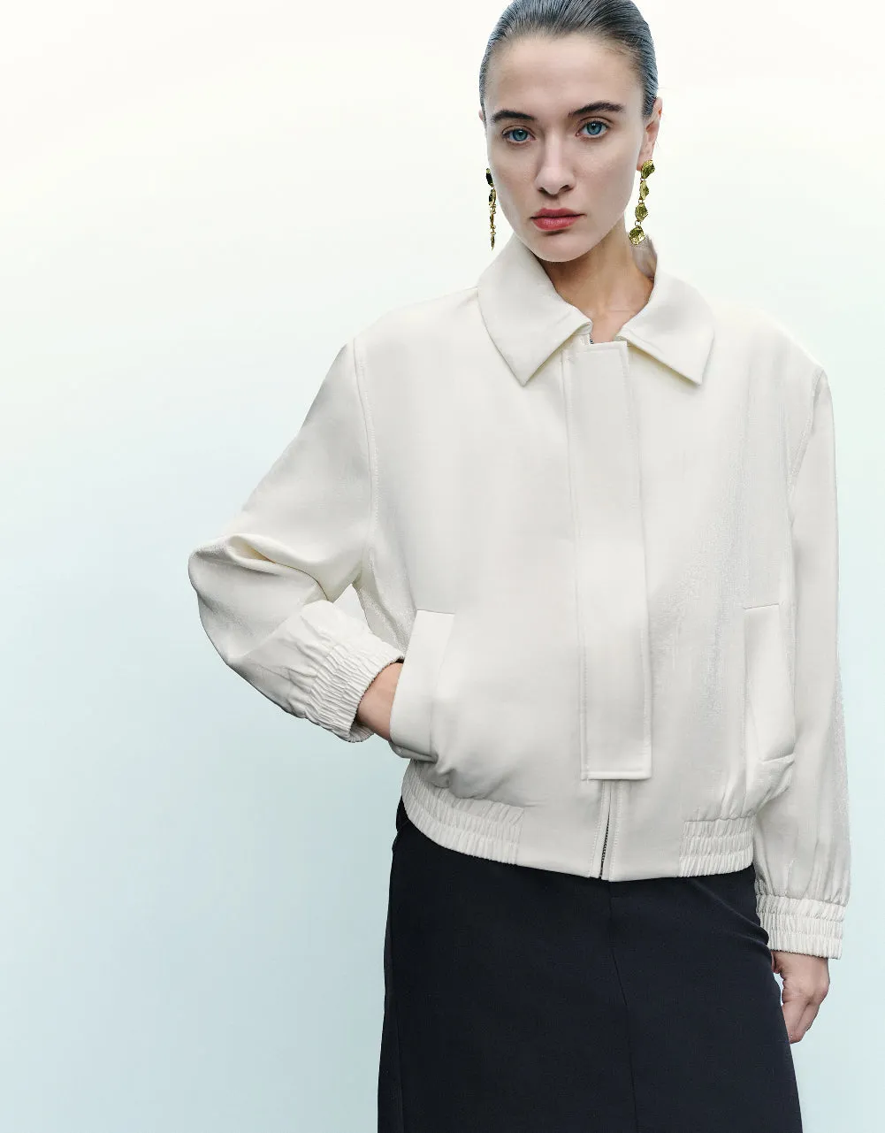 Standard Sleeve Straight Jacket sold by Urban Revivo product image thumbnail 3