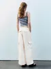 Drawstring Waist Straight Pants sold by Urban Revivo