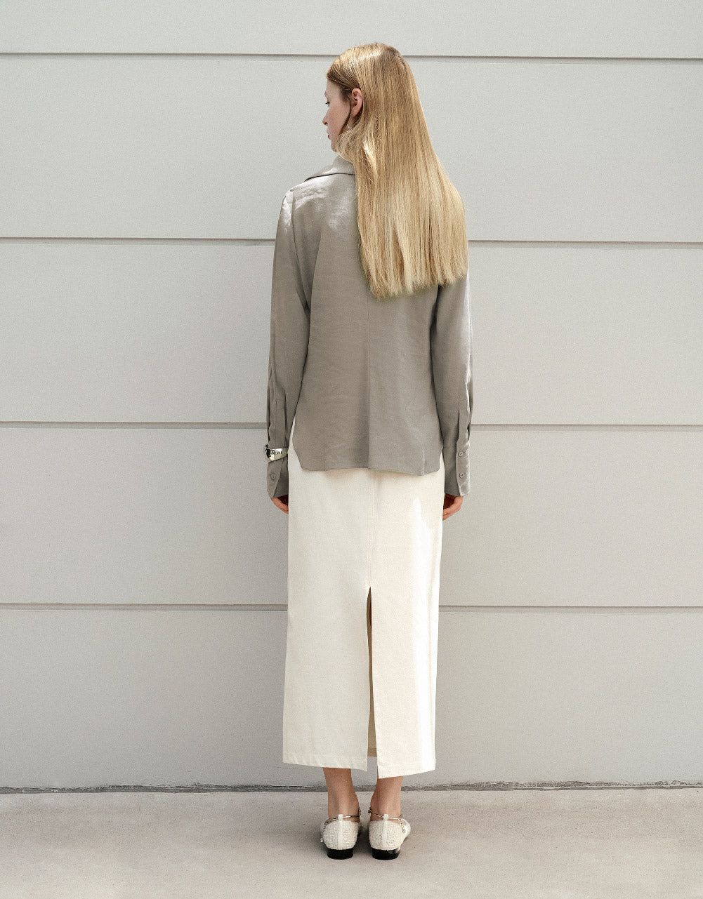 Button Up A-Line Shirt sold by Urban Revivo product image thumbnail 4