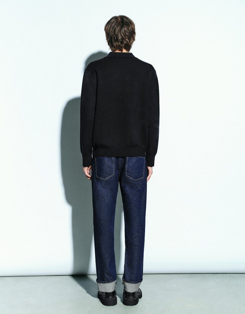 Rolled Up Hem Straight Jeans sold by Urban Revivo product image thumbnail 5