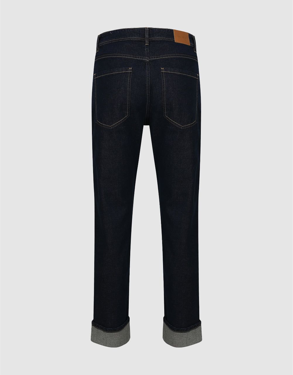 Rolled Up Hem Straight Jeans sold by Urban Revivo product image thumbnail 3