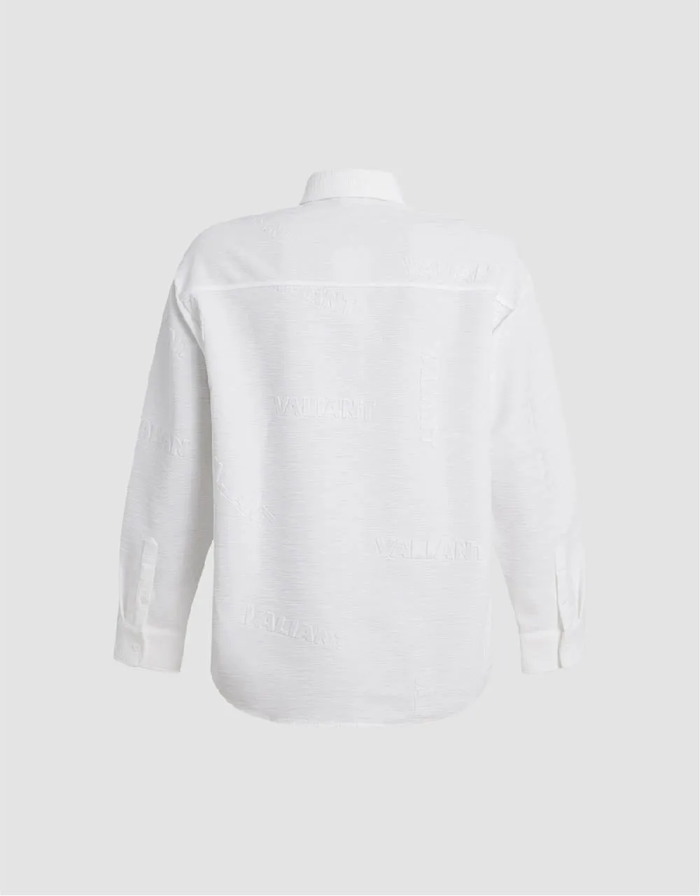 Button Up Embossed Loose Shirt sold by Urban Revivo product image thumbnail 5