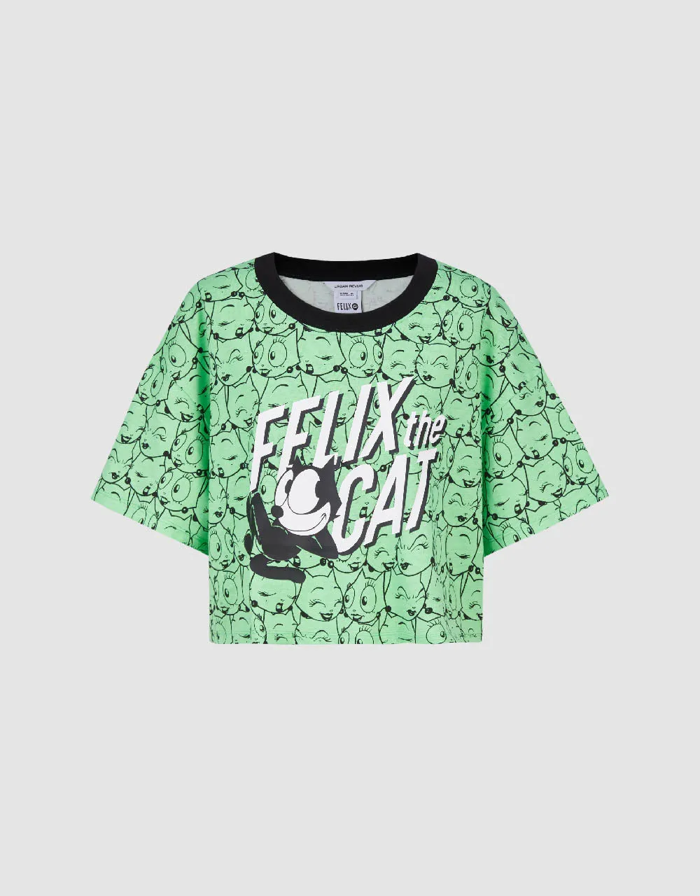 Felix The Cat Printed Crew Neck T-Shirt sold by Urban Revivo product image thumbnail 4
