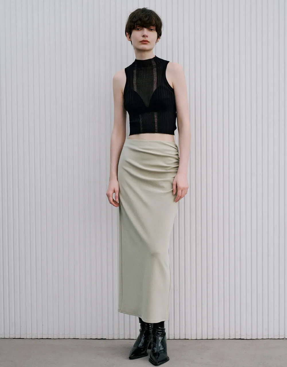 Wrapped Maxi Skirt sold by Urban Revivo product image thumbnail 2