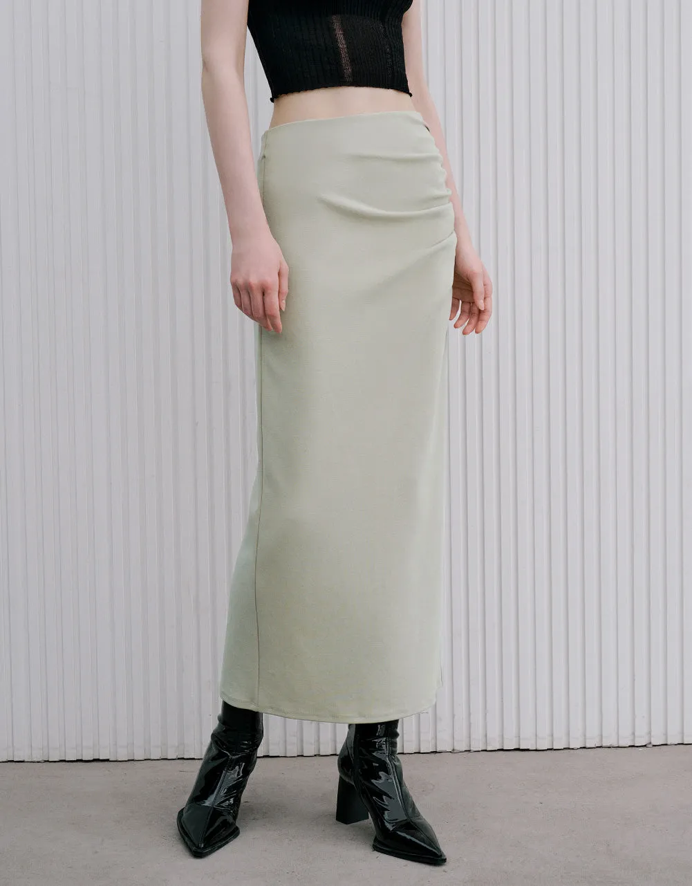 Wrapped Maxi Skirt sold by Urban Revivo product image thumbnail 4