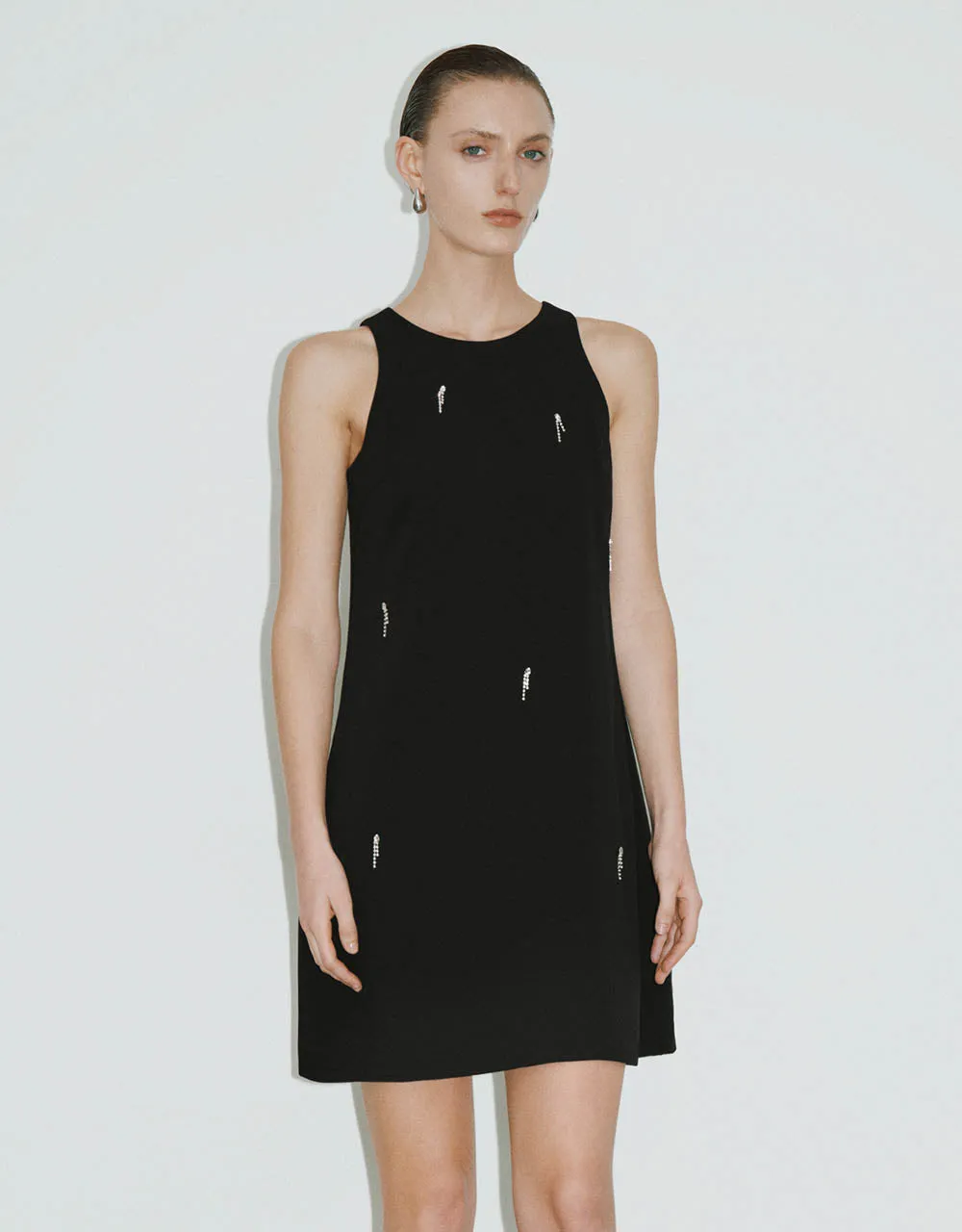Sleeveless Crew Neck A-Line Dress sold by Urban Revivo