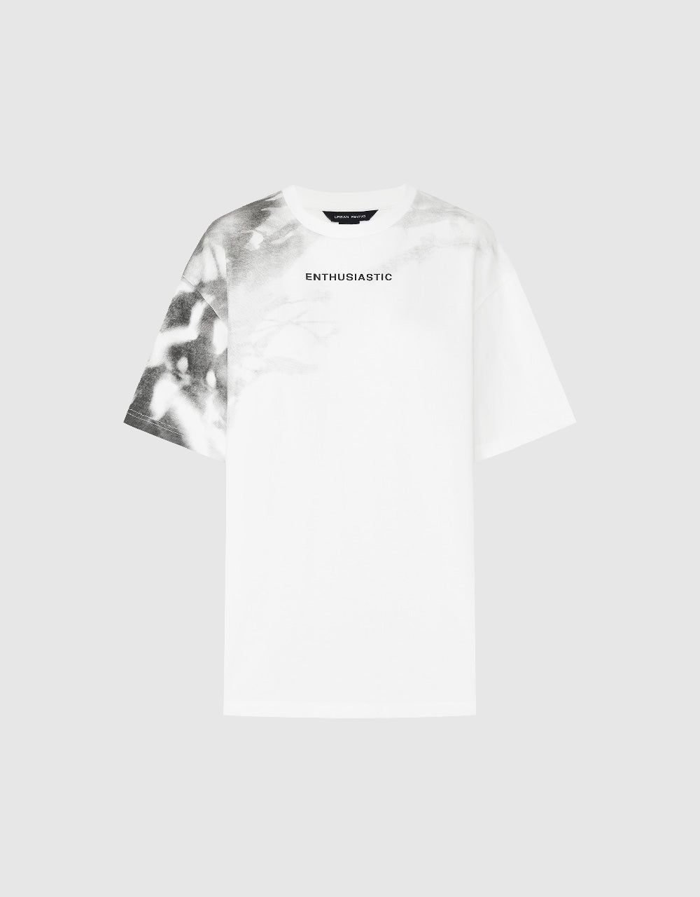 Letter Printed Crew Neck Loose T-Shirt sold by Urban Revivo product image thumbnail 2