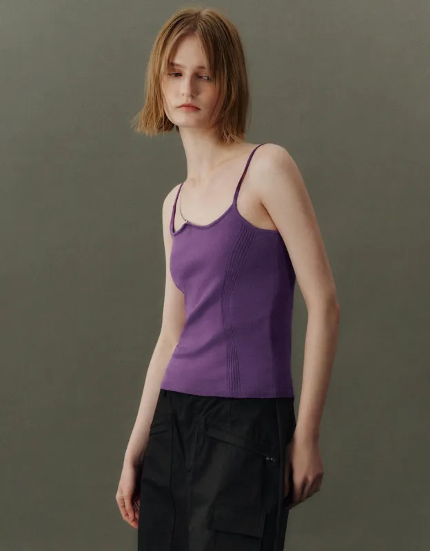 Asymmetric Knitted Cami Top sold by Urban Revivo