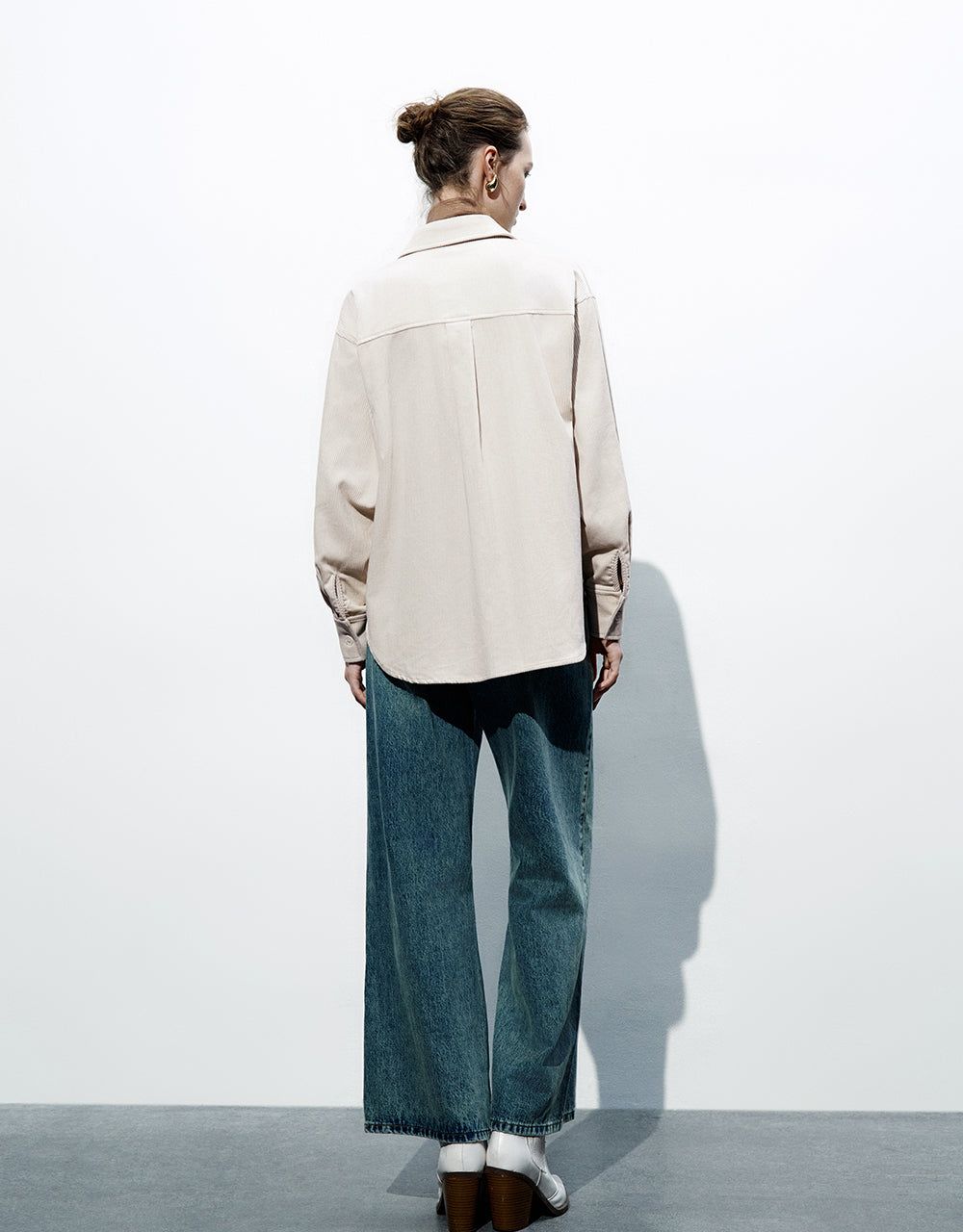 Button Up Textured Shirt sold by Urban Revivo product image thumbnail 4