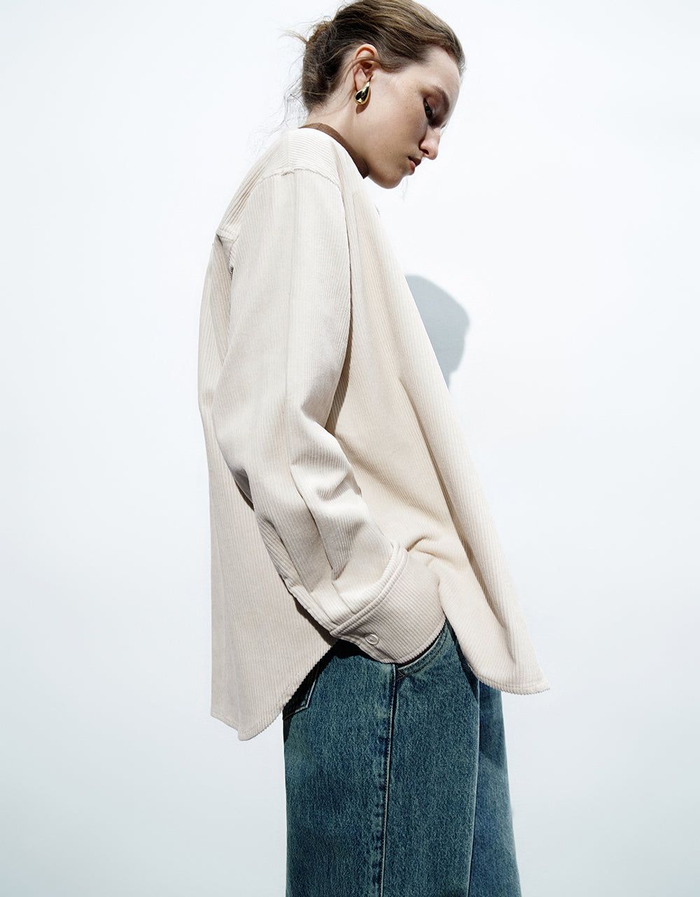 Button Up Textured Shirt sold by Urban Revivo product image thumbnail 3