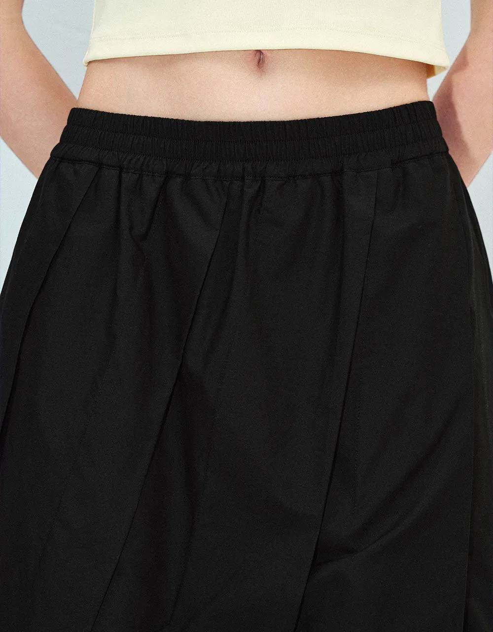 Elastic Waist Midi A-Line Skirt sold by Urban Revivo product image thumbnail 5