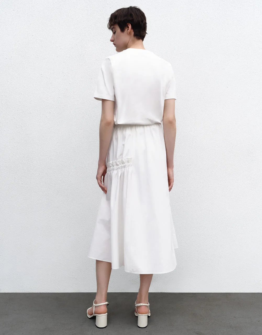 Elastic Waist Maxi A-Line Skirt sold by Urban Revivo product image thumbnail 5