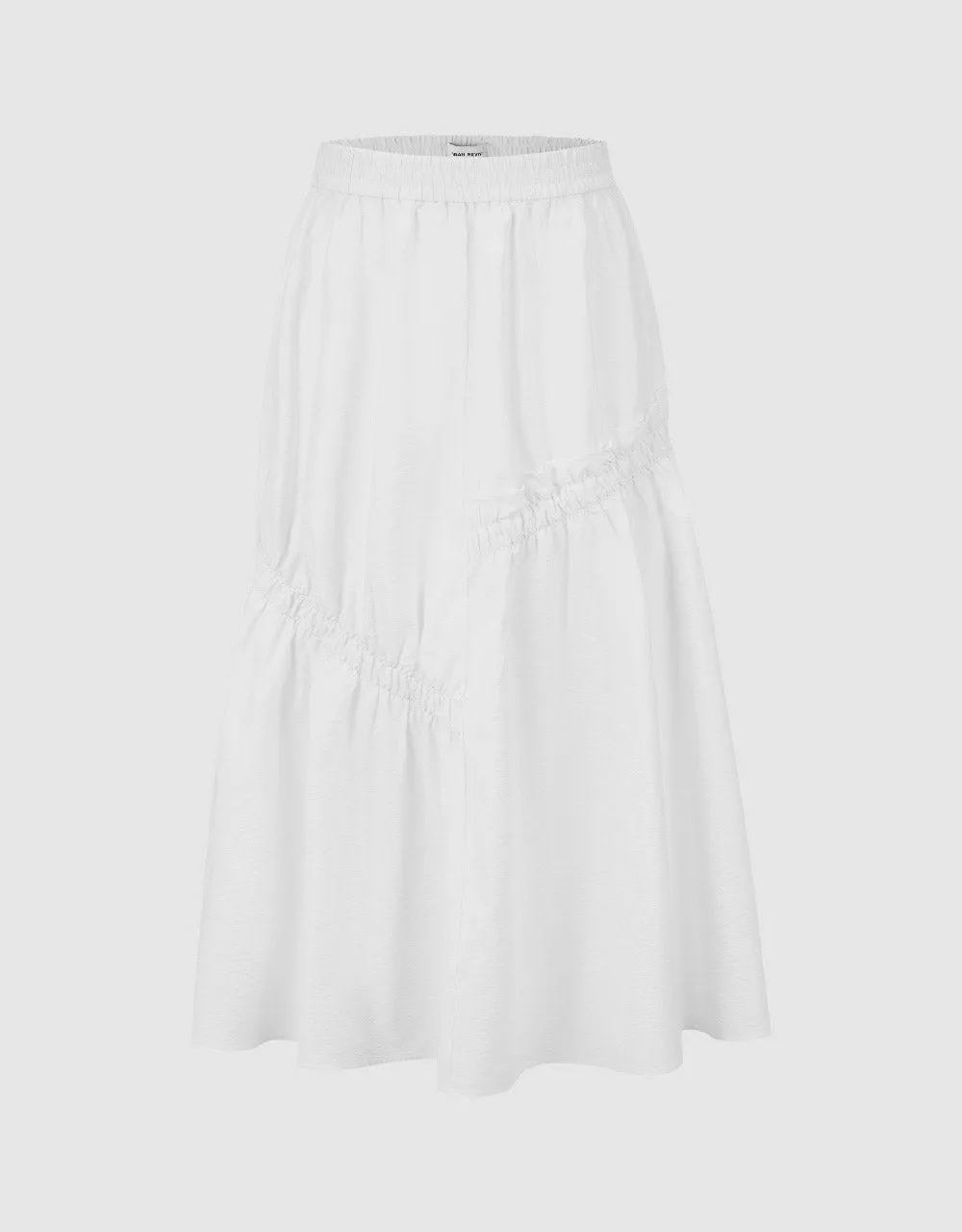 Elastic Waist Maxi A-Line Skirt sold by Urban Revivo