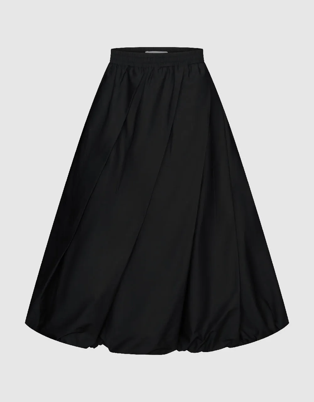 Elastic Waist Midi A-Line Skirt sold by Urban Revivo