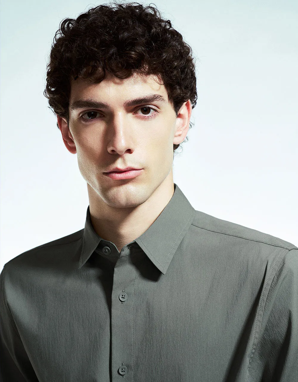 Button Up Straight Shirt sold by Urban Revivo product image thumbnail 4