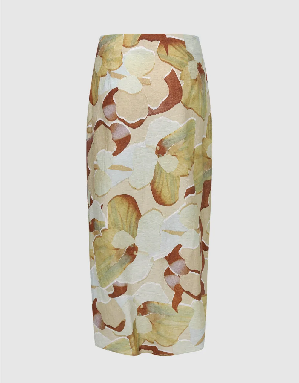 Printed Twist A-Line Skirt sold by Urban Revivo product image thumbnail 3