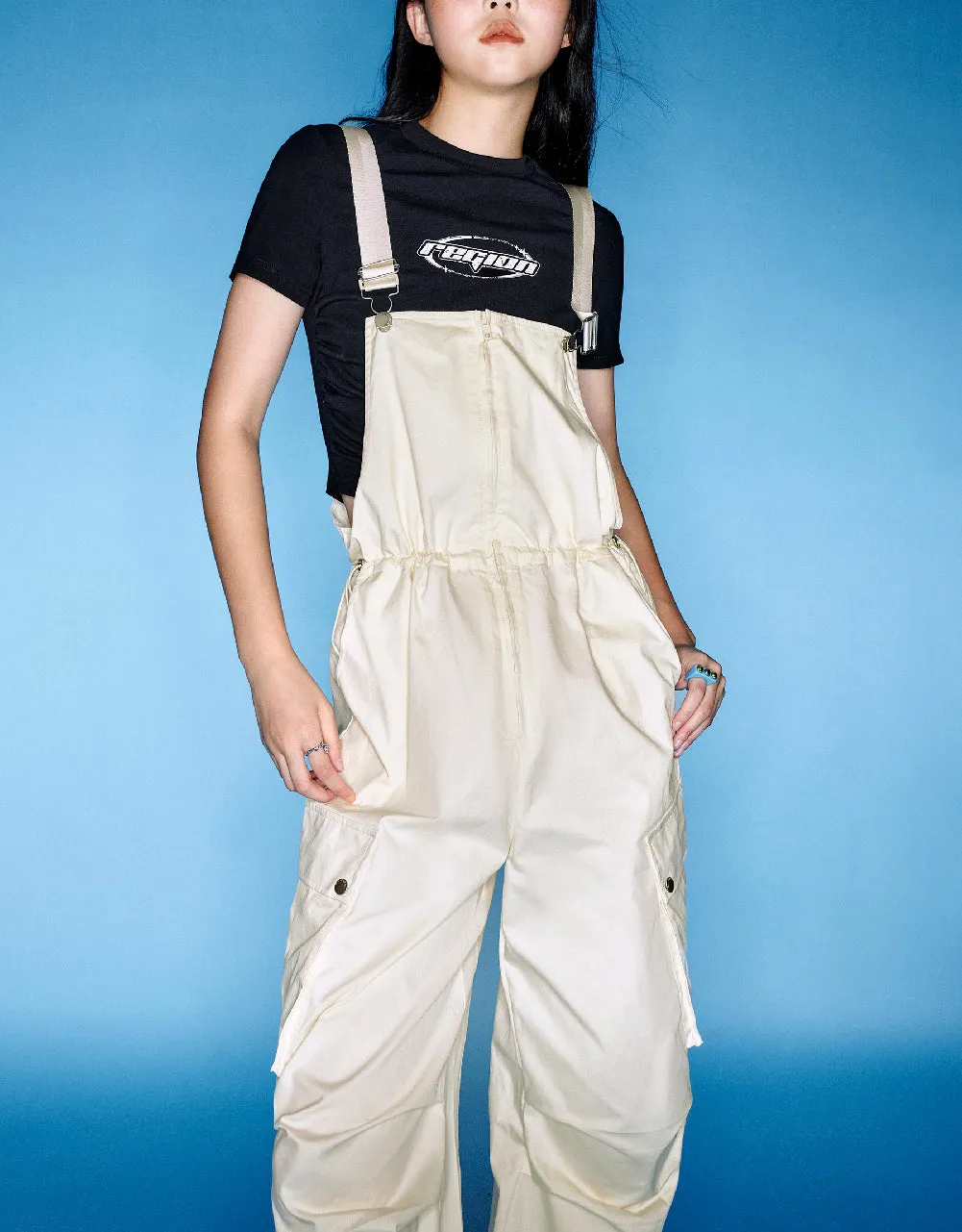 Drawstring Waist Jumpsuit sold by Urban Revivo product image thumbnail 3