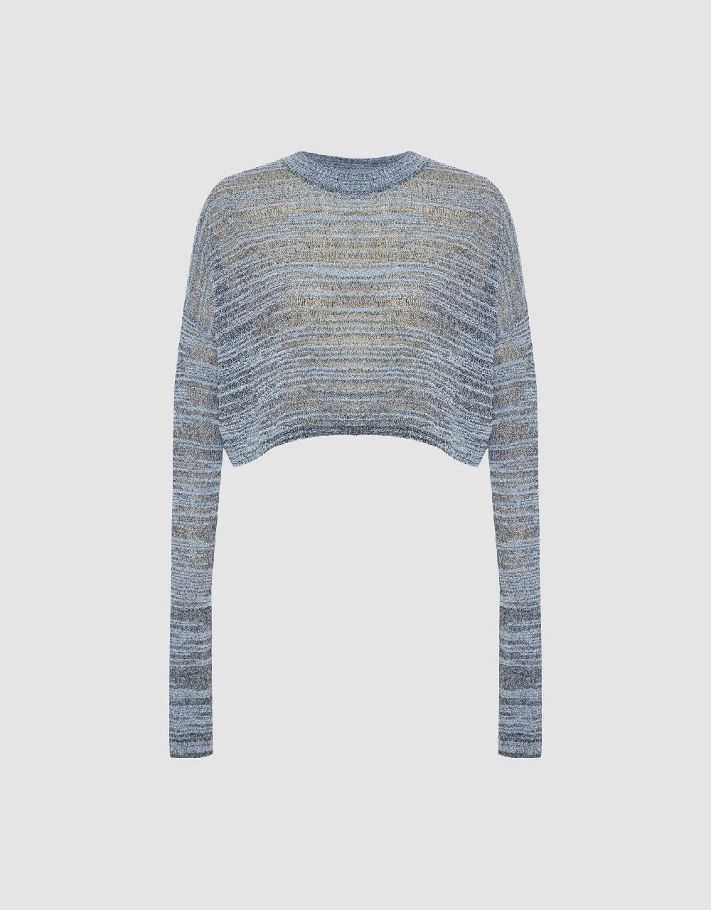 Drop Shoulder Sleeve Crew Neck Knitted T-Shirt sold by Urban Revivo product image thumbnail 2