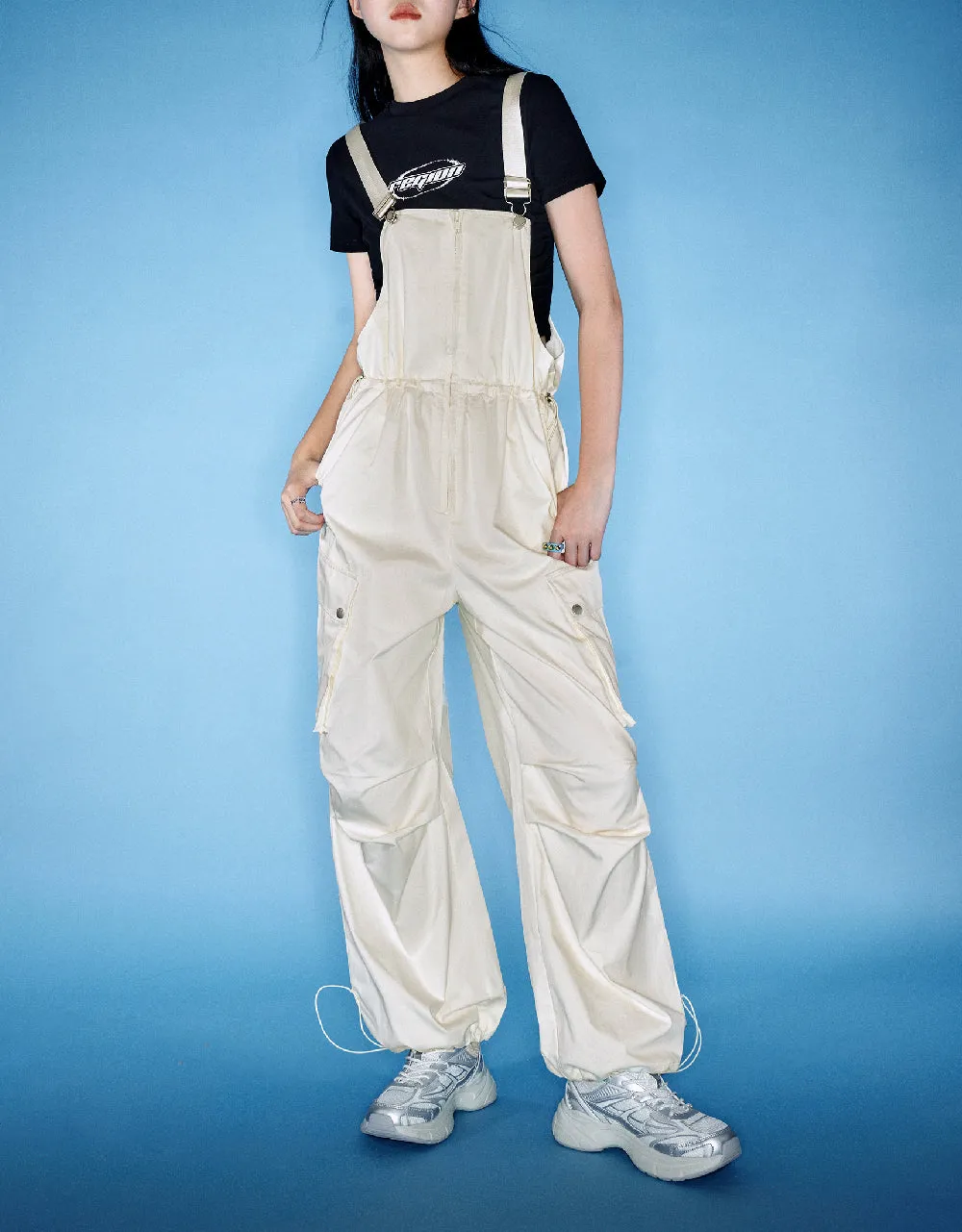 Drawstring Waist Jumpsuit sold by Urban Revivo product image thumbnail 2