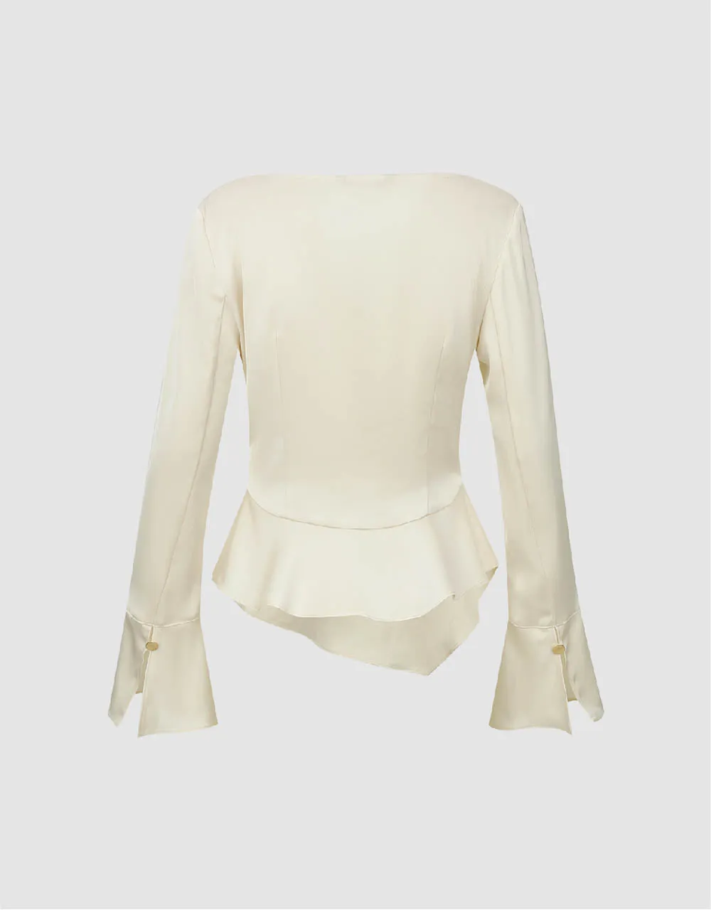 Cowl Neck Straight Overhead Shirt sold by Urban Revivo product image thumbnail 5