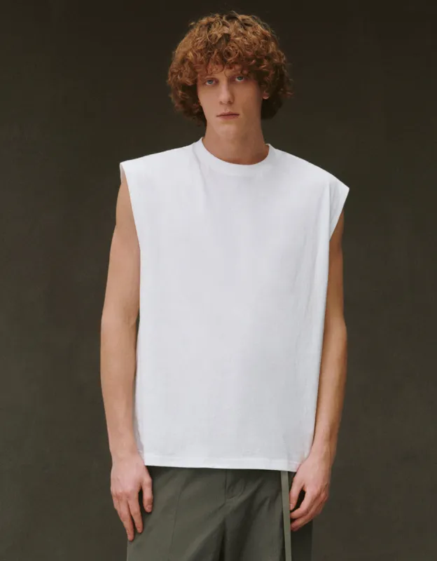 Crew Neck Loose Tank Top sold by Urban Revivo