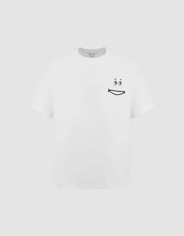 Crew Neck Loose T-Shirt sold by Urban Revivo