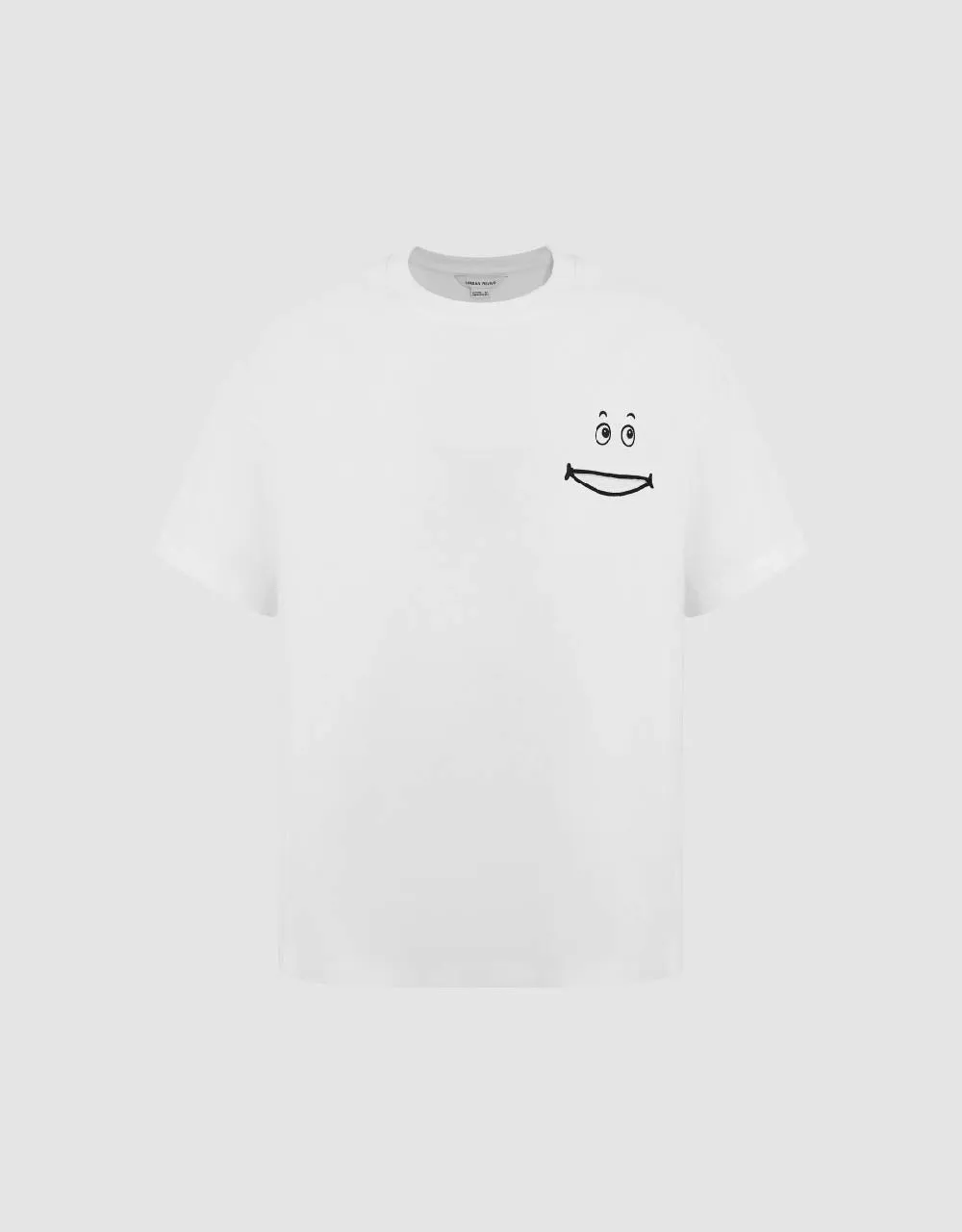 Crew Neck Loose T-Shirt sold by Urban Revivo