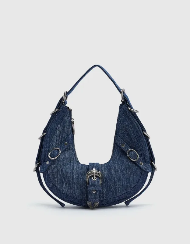 Denim Shoulder Bag sold by Urban Revivo