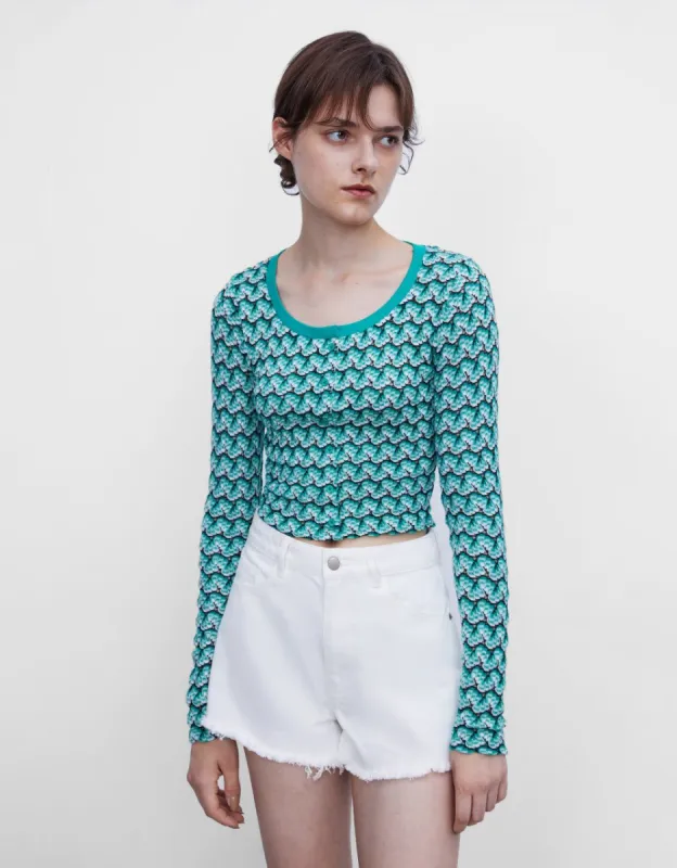 Printed Long Sleeve T-Shirt sold by Urban Revivo