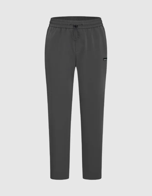 Drawstring Waist Straight Pants sold by Urban Revivo