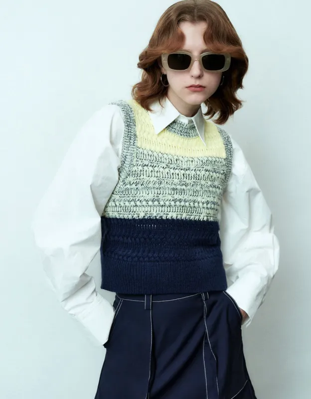 Crew Neck Knitted Tank Top sold by Urban Revivo