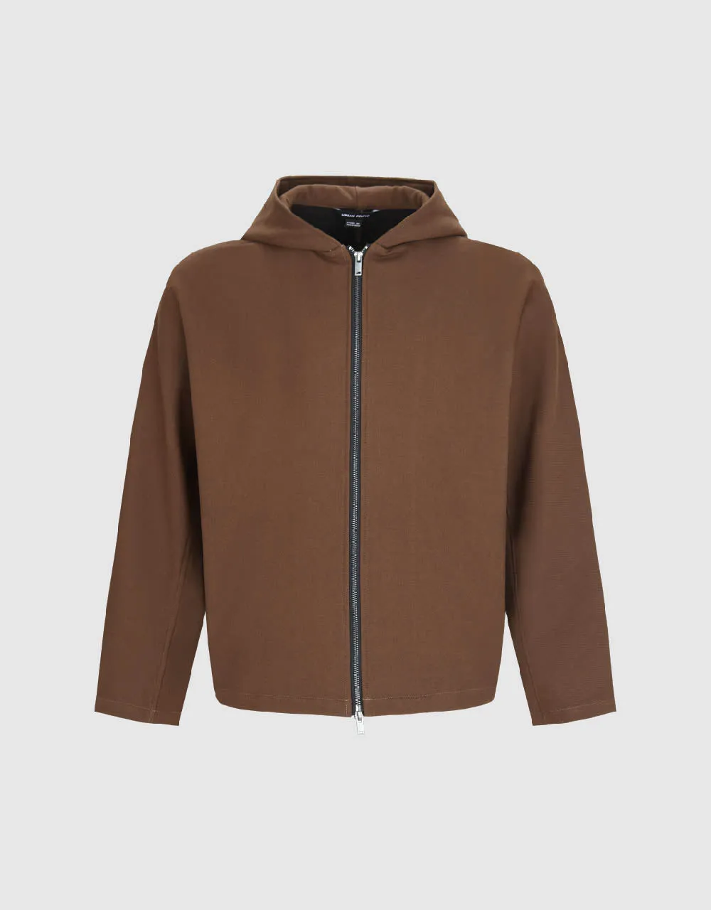 Zipper Front Hooded Jacket sold by Urban Revivo product image thumbnail 2