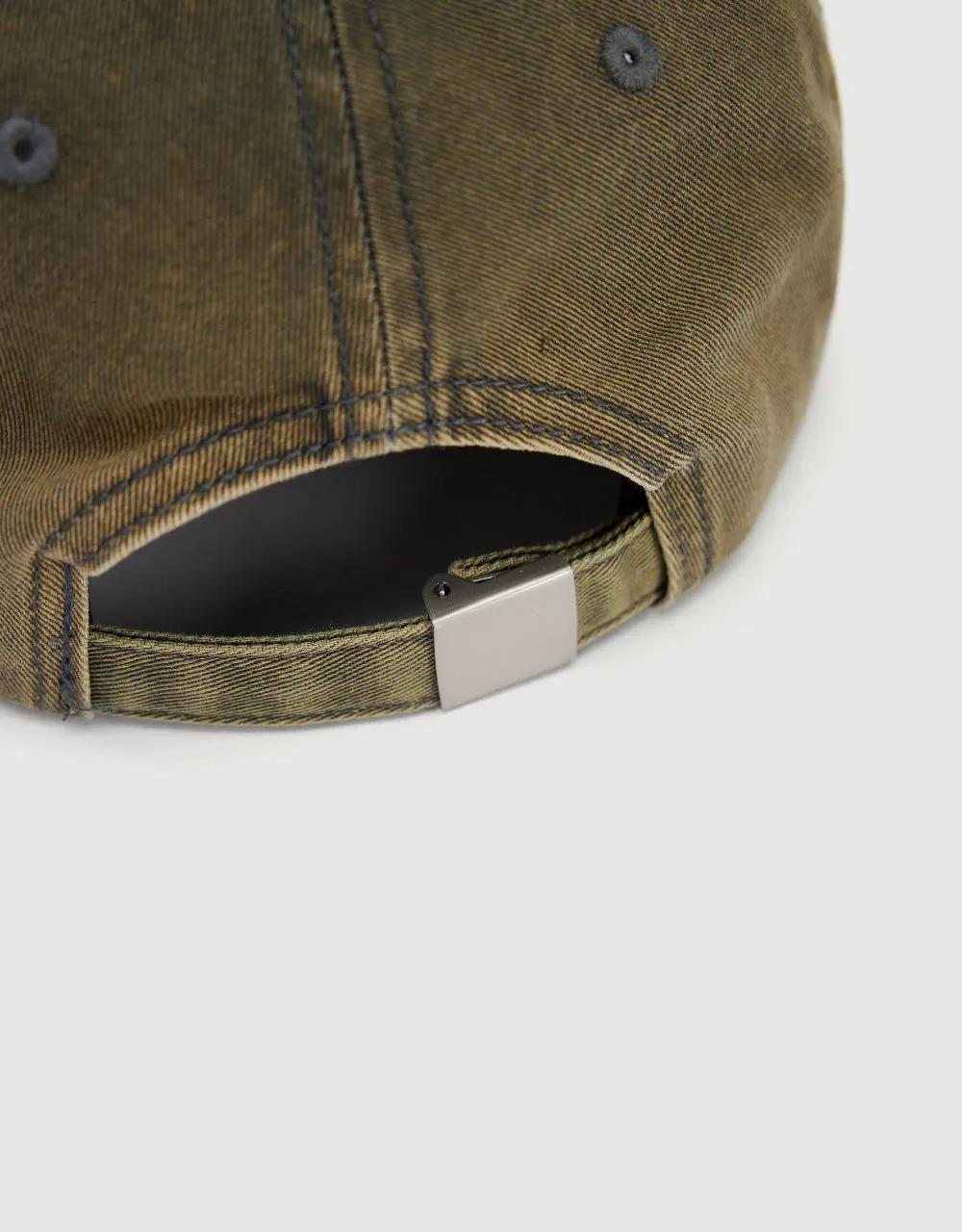 Letter Embroidered Denim Baseball Cap sold by Urban Revivo product image thumbnail 5