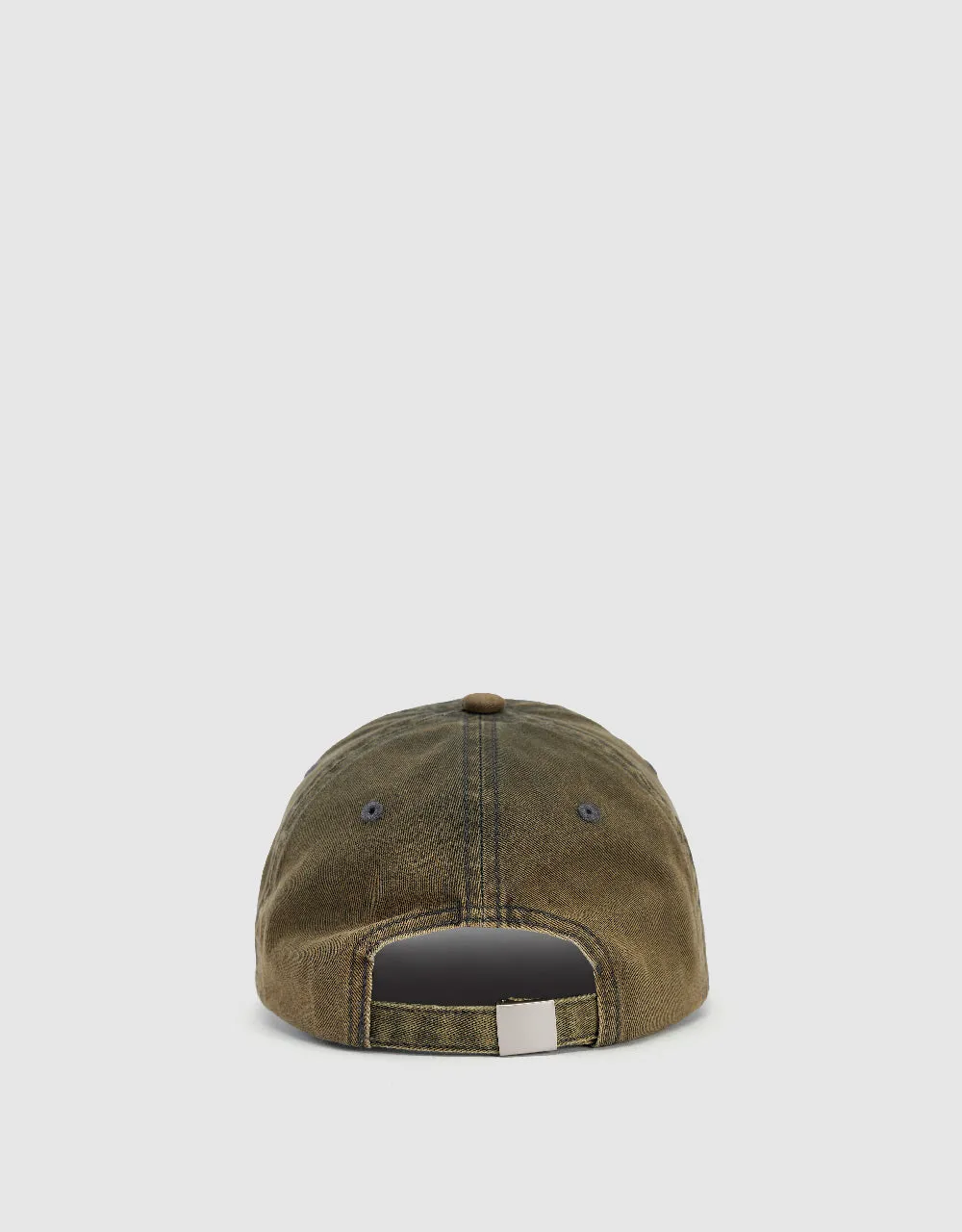 Letter Embroidered Denim Baseball Cap sold by Urban Revivo product image thumbnail 3