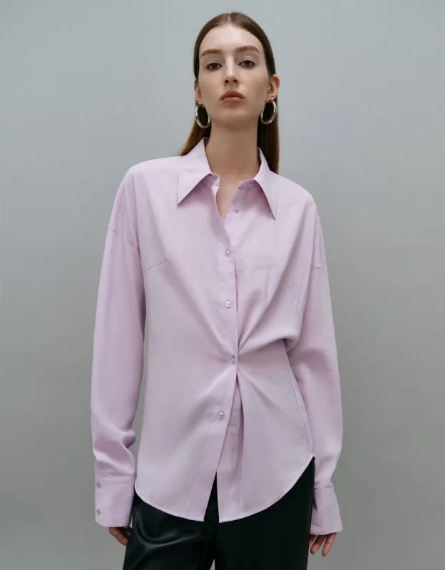 Button Up Lapel Shirt sold by Urban Revivo