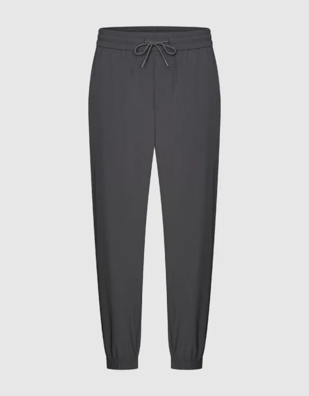 Drawstring Waist Jogger Pants sold by Urban Revivo