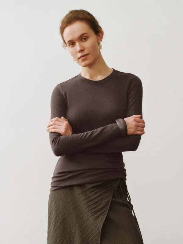 Crew Neck Skinny T-Shirt sold by Urban Revivo