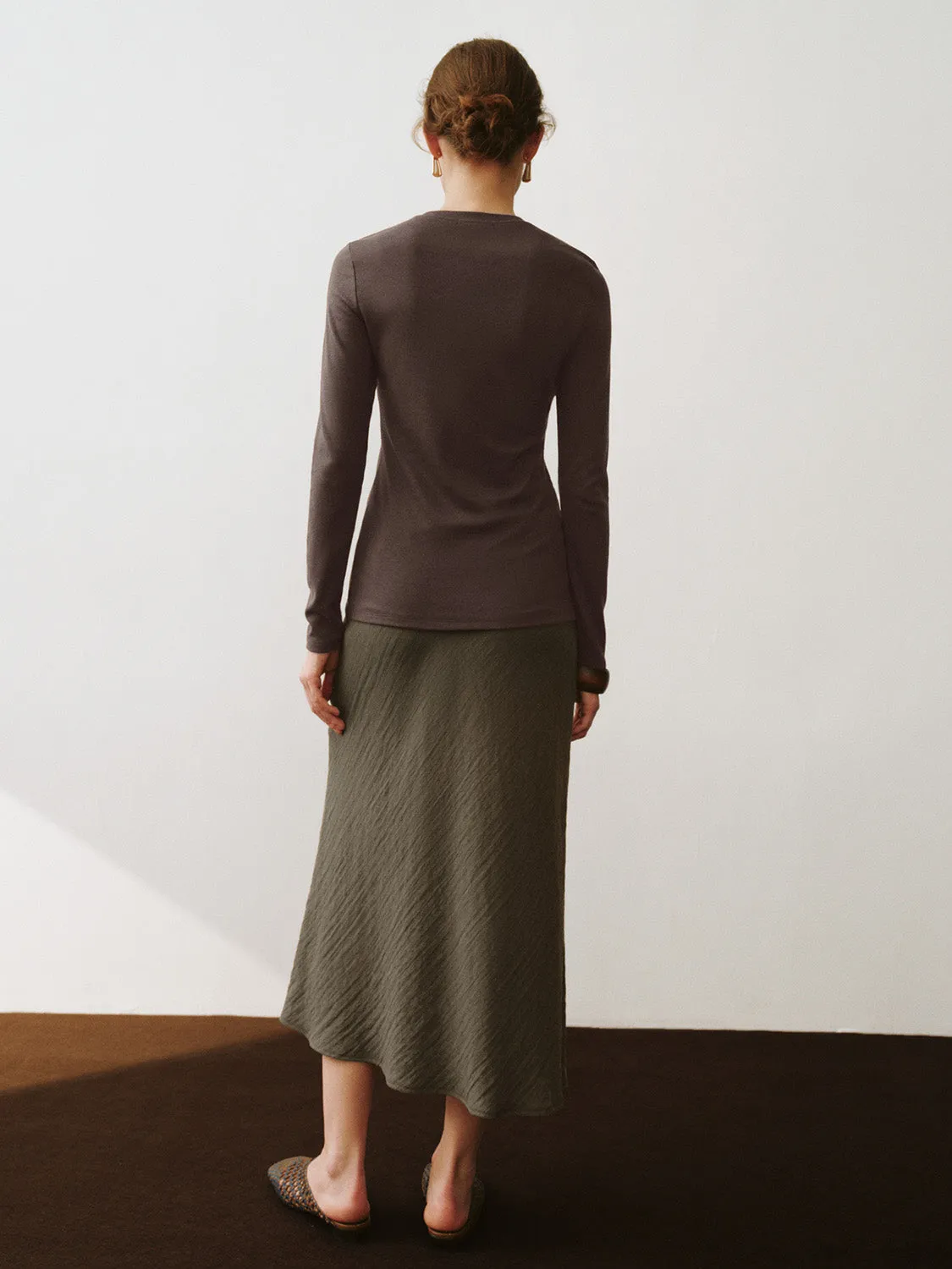 Crew Neck Skinny T-Shirt sold by Urban Revivo product image thumbnail 4