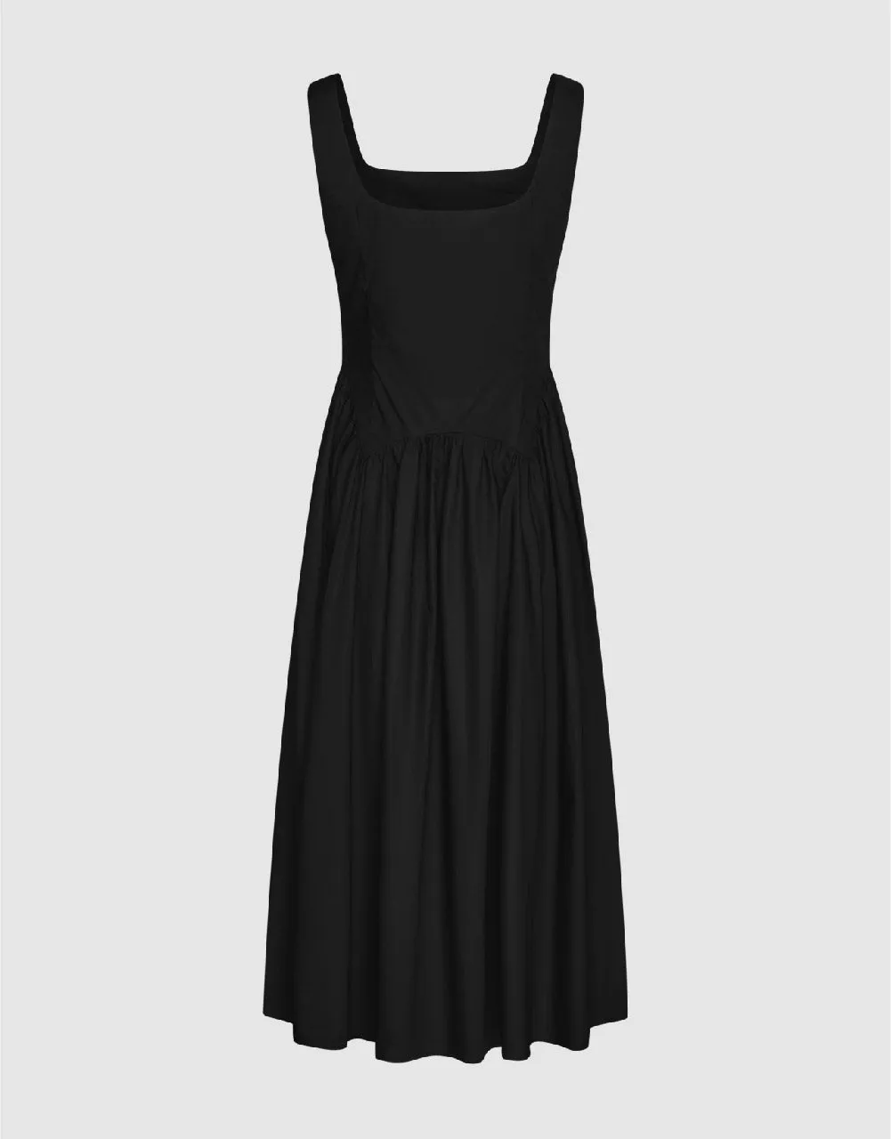 Sleeveless Square-cut Collar A-Line Dress sold by Urban Revivo product image thumbnail 5